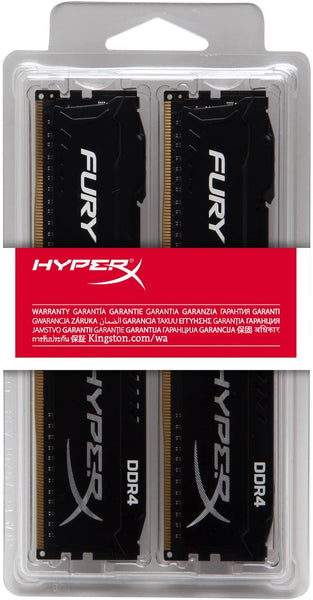 Kingston 16GB 3200MHz DDR4 CL18 DIMM (Kit of 2) 1Rx8 HyperX FURY Black / MK16G320 / a0008
